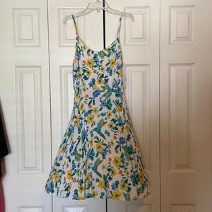 Super Cute Old Navy Floral and Bird Print Sundress